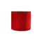 LaRibbons 4" - 2 1/2" Wired Cozy Velvet Ribbon | Red w/ Double-Fused Metallic Red Dupioni | 10 Yard Roll